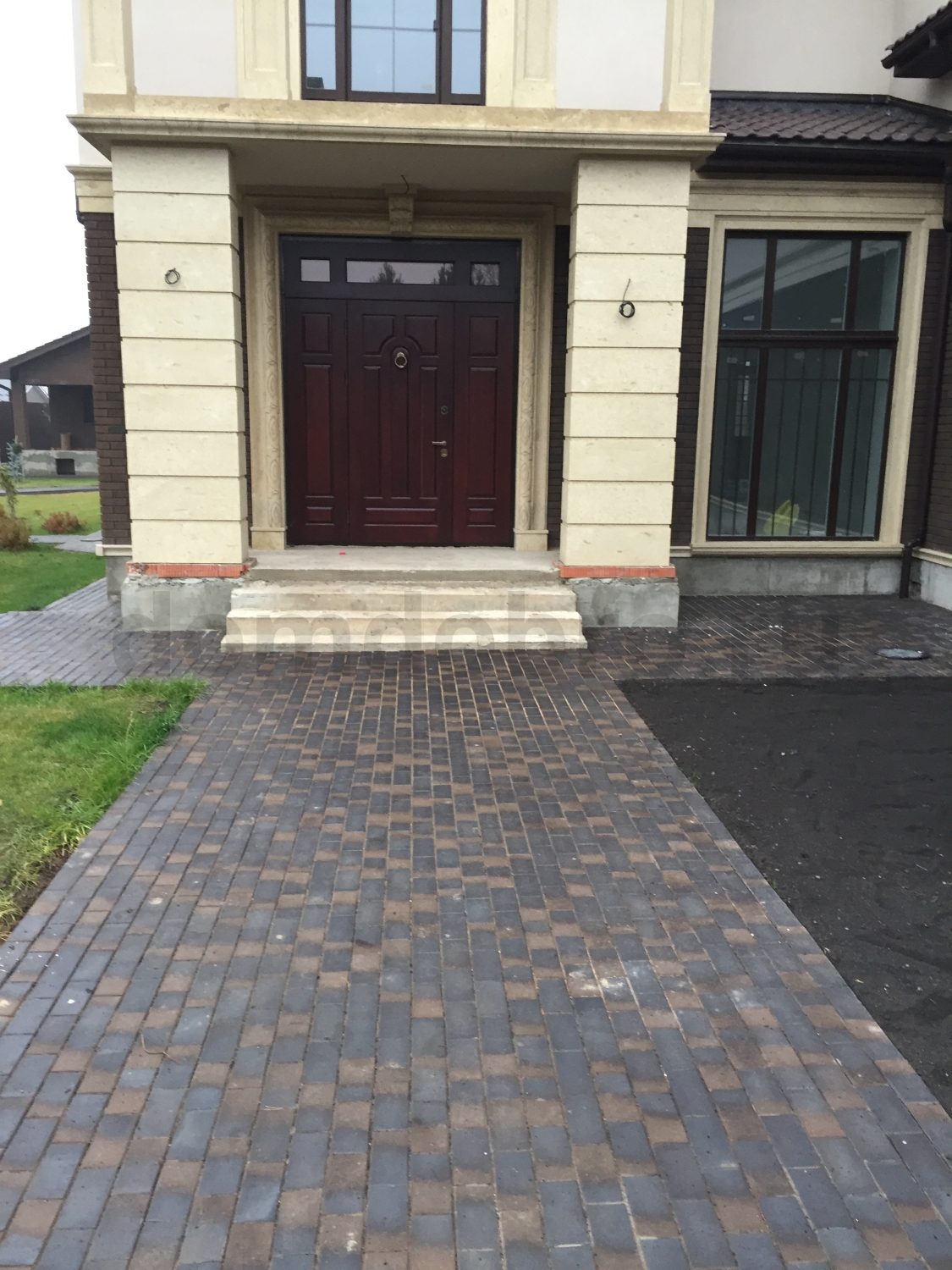 Фото тротуарного кирпича lubek