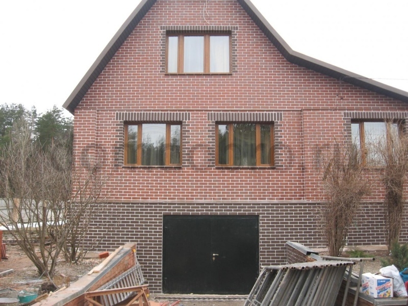 Фото дома до и после облицовки