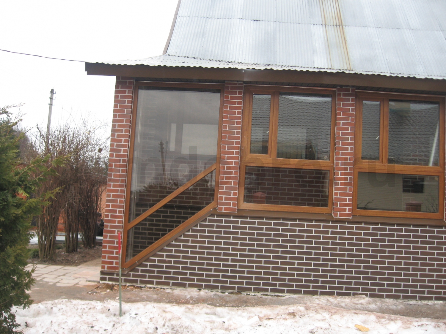 Фото дома до и после облицовки