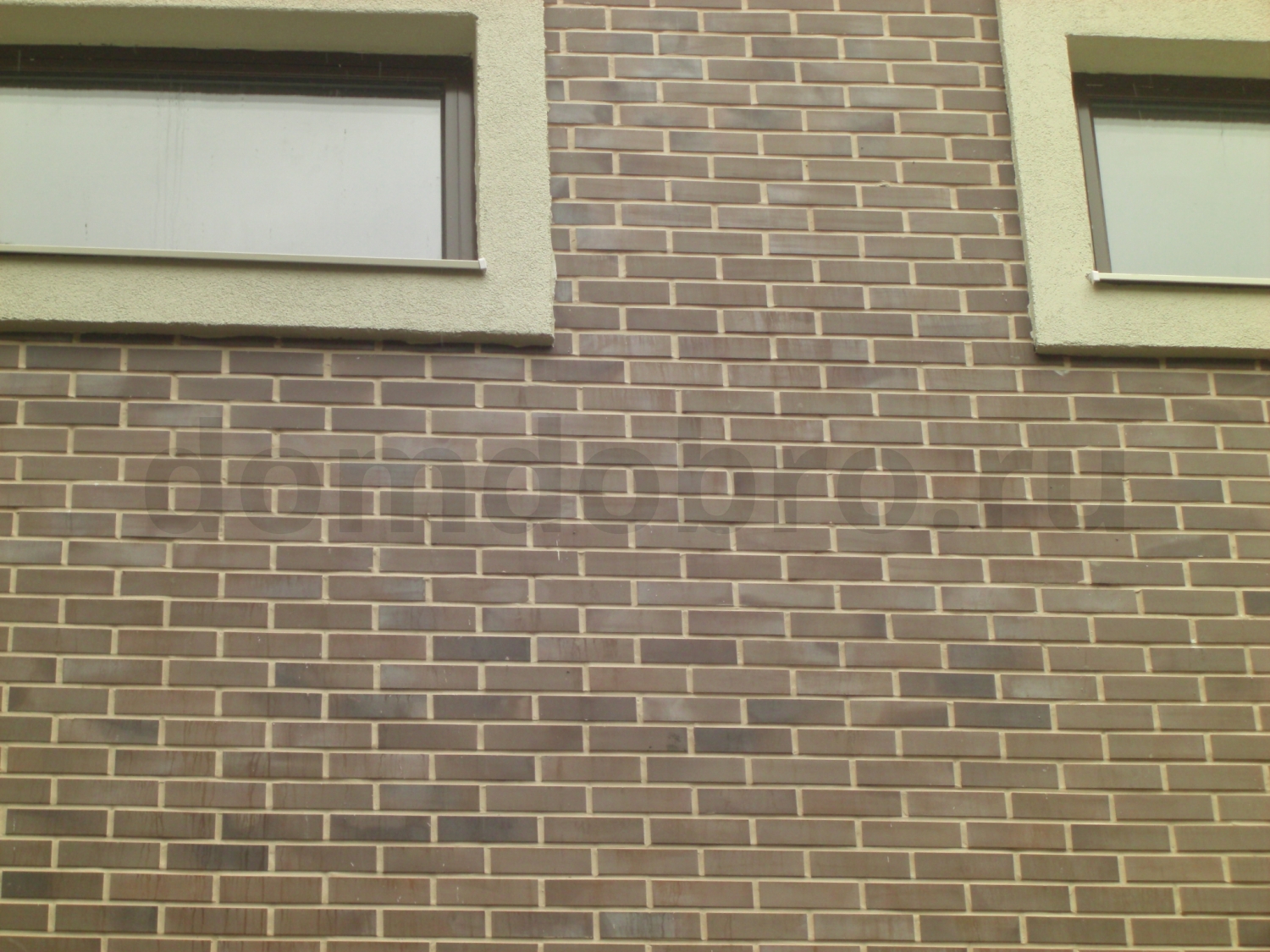 Фасад бизнес центра из клинкерной плитки 