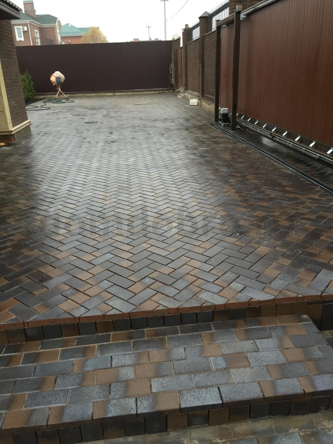 Фото тротуарного кирпича lubek