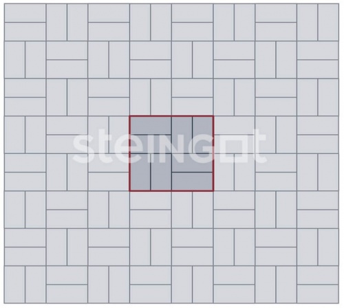 Брусчатка 200*100*40 Желтая (полный прокрас), Steingot